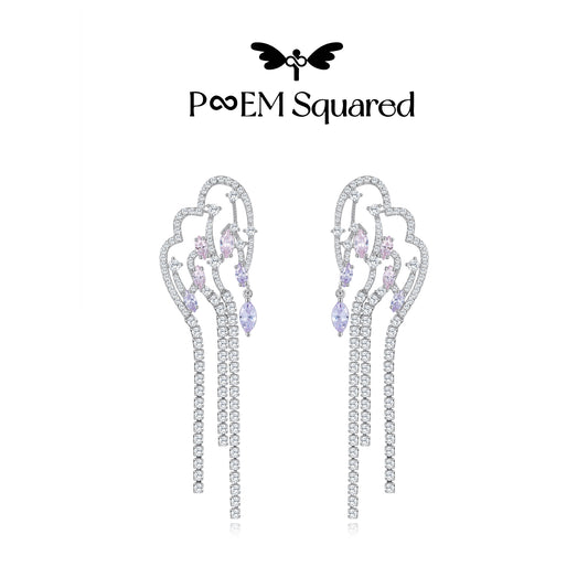 Falling Plume Earring