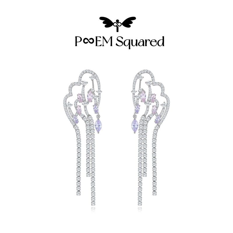 Falling Plume Earring