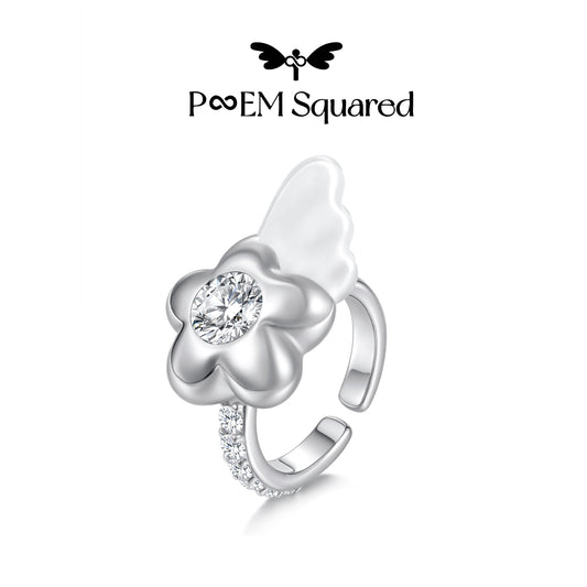 Floral Sigil Winged Ring