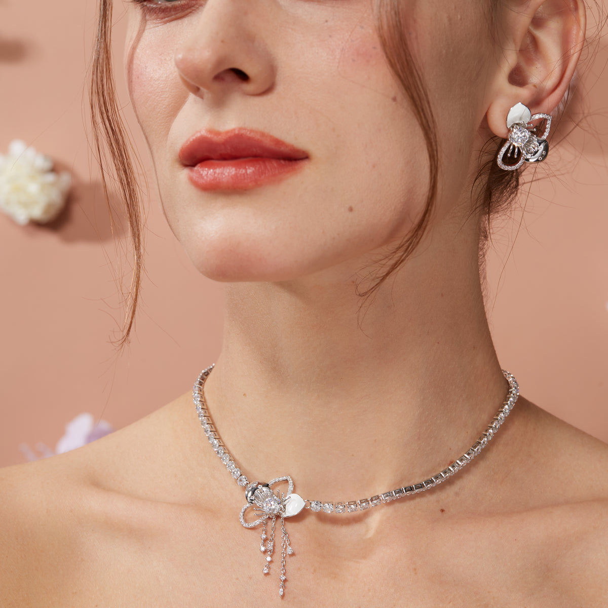 Dream Whisper Flower 4th Necklace