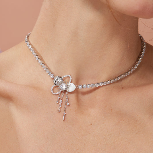 Dream Whisper Flower 4th Necklace