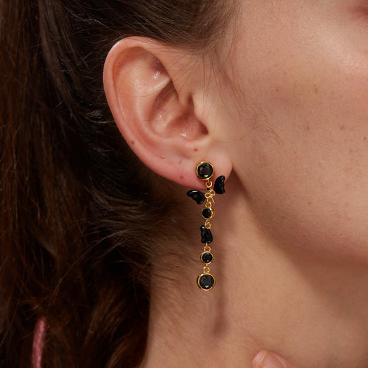 NoirElf Tassel Earrings
